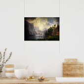 Onder de Sierra Nevada door Albert Bierstadt Poster (Keuken)