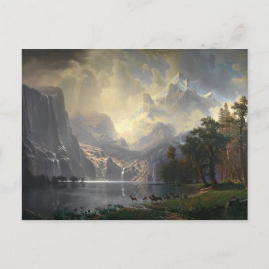 Onder de Sierra Nevada, Yosemite Valley Briefkaart (Voorkant)