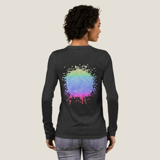 Onder de Spectrumsluier Tri-Blend Shirt (Achterkant)