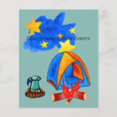 Onder de Stars Camping Event Flyer (Achterkant)