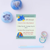 Onder de Stars Camping Event Flyer (Enkel)