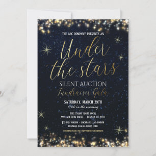 Onder de Stars Fundraiser Gala uitnodiging