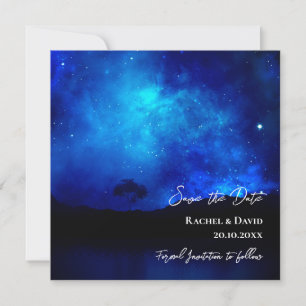 Onder de Stars Night Sky Wedding Save the Date