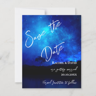 Onder de Stars Night Sky Wedding Save the Date