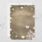 Onder de Stars Sky Sepia African American Wedding Kaart (Achterkant)