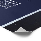 Onder de Stars Wedding Seating Chart Poster (Hoek)