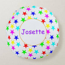 Onder de sterren aangepaste ronde kussen