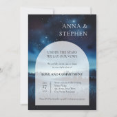 Onder de sterren ceremonie kaart (Voorkant)