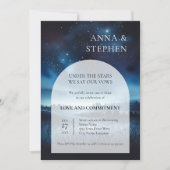 Onder de sterren ceremonie kaart (Voorkant)