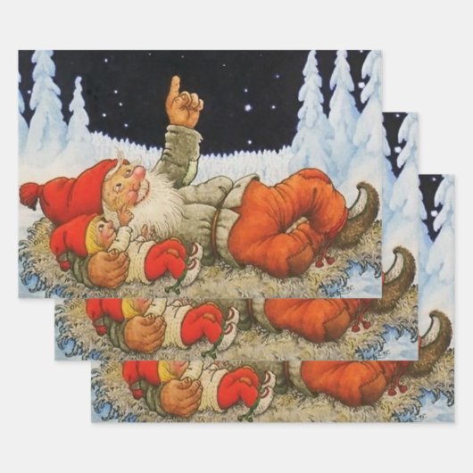 Onder de sterren door Jenny Nystrom Inpakpapier Vel (Set)