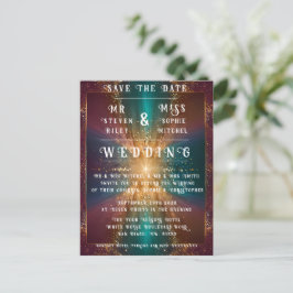 Onder de sterren: een feest van liefde briefkaart