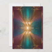 Onder de sterren: een feest van liefde kaart (Achterkant)