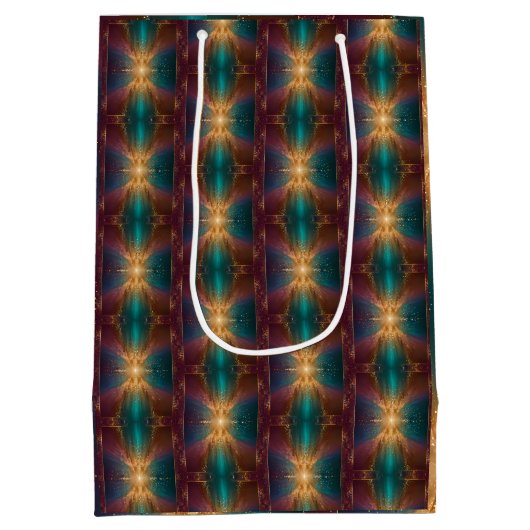 "Onder de sterren: een feest van liefde" Medium Cadeauzakje (Achterkant)