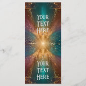 Onder de sterren: een feest van liefde menu (Achterkant)