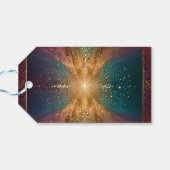 "Onder de sterren: een viering van de liefde" Cadeaulabel (Achterkant Horizontaal)