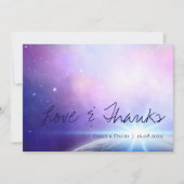 Onder de sterren Elegant Love & Bedankt Wedding (Voorkant)