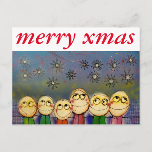 onder de sterren feestdagenkaart