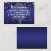 Onder de sterren in Metallic Dark Blue - Ontvangst Informatiekaartje (Voorkant / Achterkant)