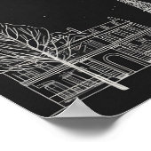 Onder de sterren in Parijs I Poster (Hoek)