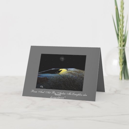 onder de sterren kaart (Achterkant)