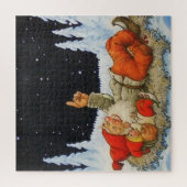 “Onder de sterren” Kabouters door Jenny Nystrom Legpuzzel (Verticaal)