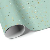 Onder de sterren | Munt Green Wrapping Paper Cadeaupapier (Rol Hoek)