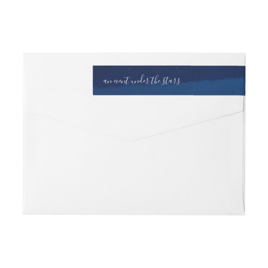 Onder de sterren Navy Sterrennacht (Achterkant)