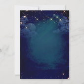 Onder de sterren quinceanera uitnodiging (Achterkant)