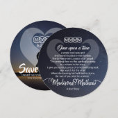 Onder de sterren Save the Date (Voorkant / Achterkant)