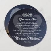 Onder de sterren sparen de Datum Save The Date (Voorkant / Achterkant)