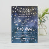 Onder de sterren String Lights 16e verjaardag Kaart (Staand voorkant)