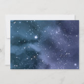 Onder de sterren String Lights Foto Verjaardag Kaart (Achterkant)