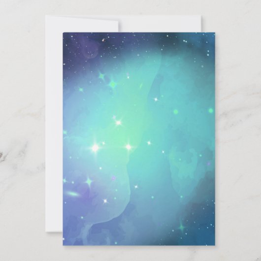 onder de sterren typografie bruiloft (Achterkant)