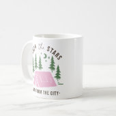 Onder de sterren weg van de stad koffiemok (Voorkant links)