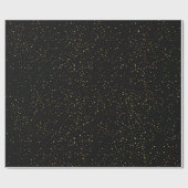 Onder de sterren | Zwart omlooppapier Cadeaupapier (Vlak)