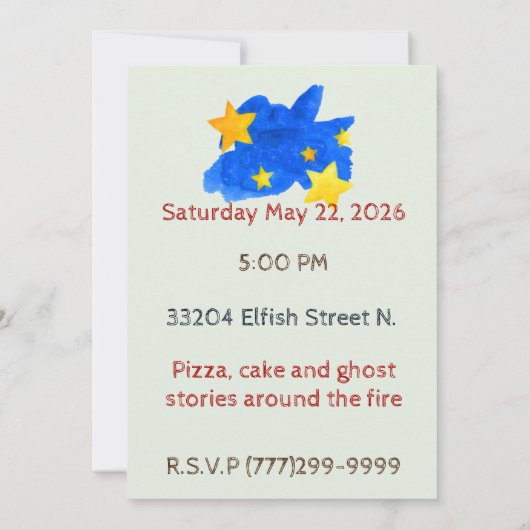 Onder de sterretdag (Achterkant)