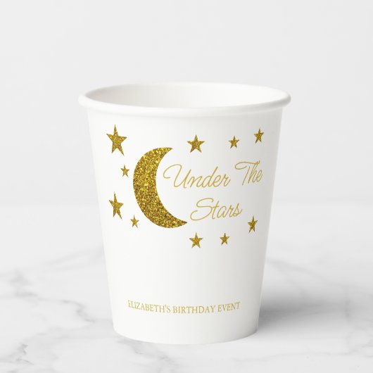Onder de sterretdag papieren bekers (Voorkant)