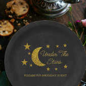Onder de sterretdag papieren bordje