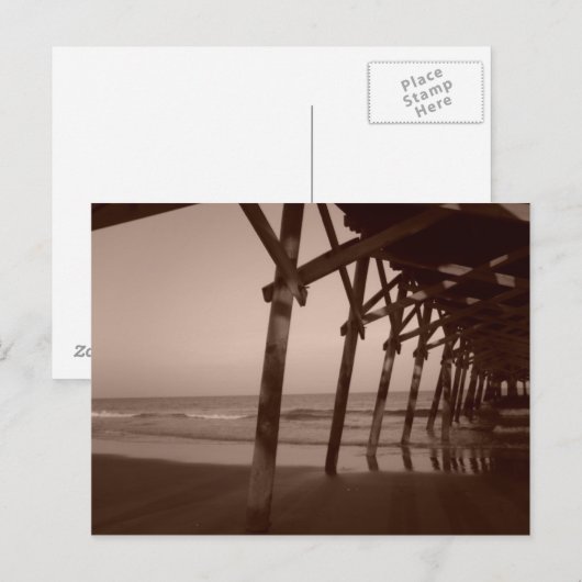 Onder de stoep briefkaart (Voorkant / Achterkant)