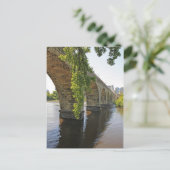 Onder de Stone Arch Bridge Briefkaart (Staand voorkant)