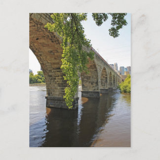 Onder de Stone Arch Bridge Briefkaart