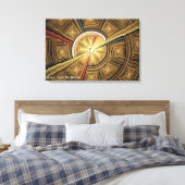 Onder de tempelkoepel canvas afdruk (Insitu (Slaapkamer))