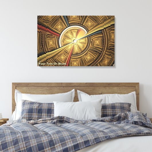 Onder de tempelkoepel canvas afdruk (Insitu (Slaapkamer))