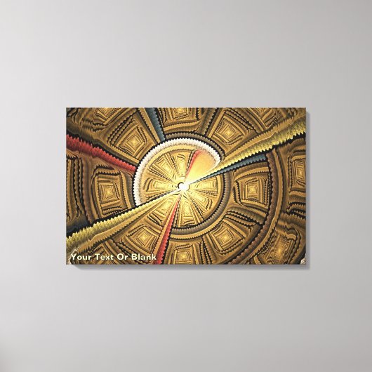 Onder de tempelkoepel canvas afdruk (Voorkant)