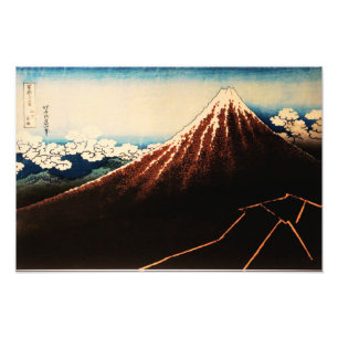 Onder de top Ukiyo-e Japanse kunst Foto Afdruk