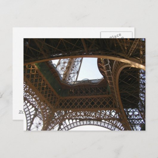 Onder de toren briefkaart (Voorkant / Achterkant)