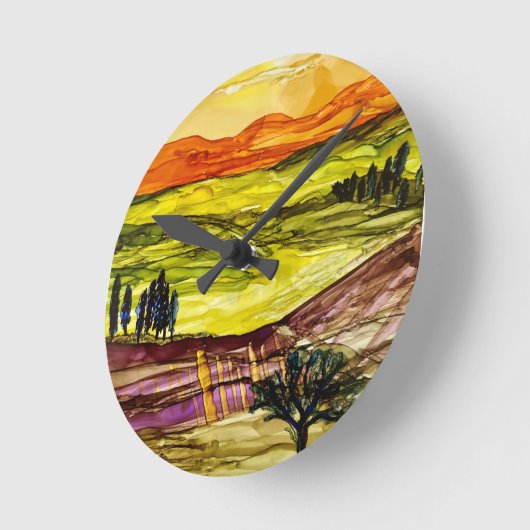 Onder de Toscaanse zon Ronde Klok (Hoek)