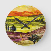 Onder de Toscaanse zon Ronde Klok (Voorkant)