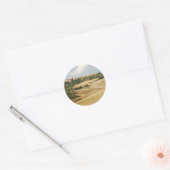Onder de Toscaanse zon Ronde Sticker (Envelop)