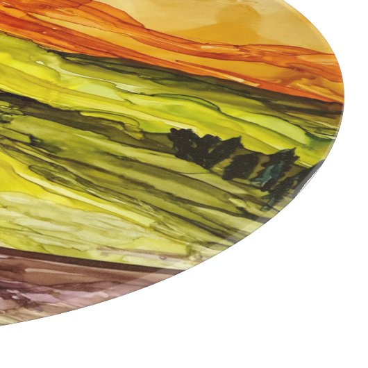 Onder de Toscaanse zon Snijplank (Hoek)